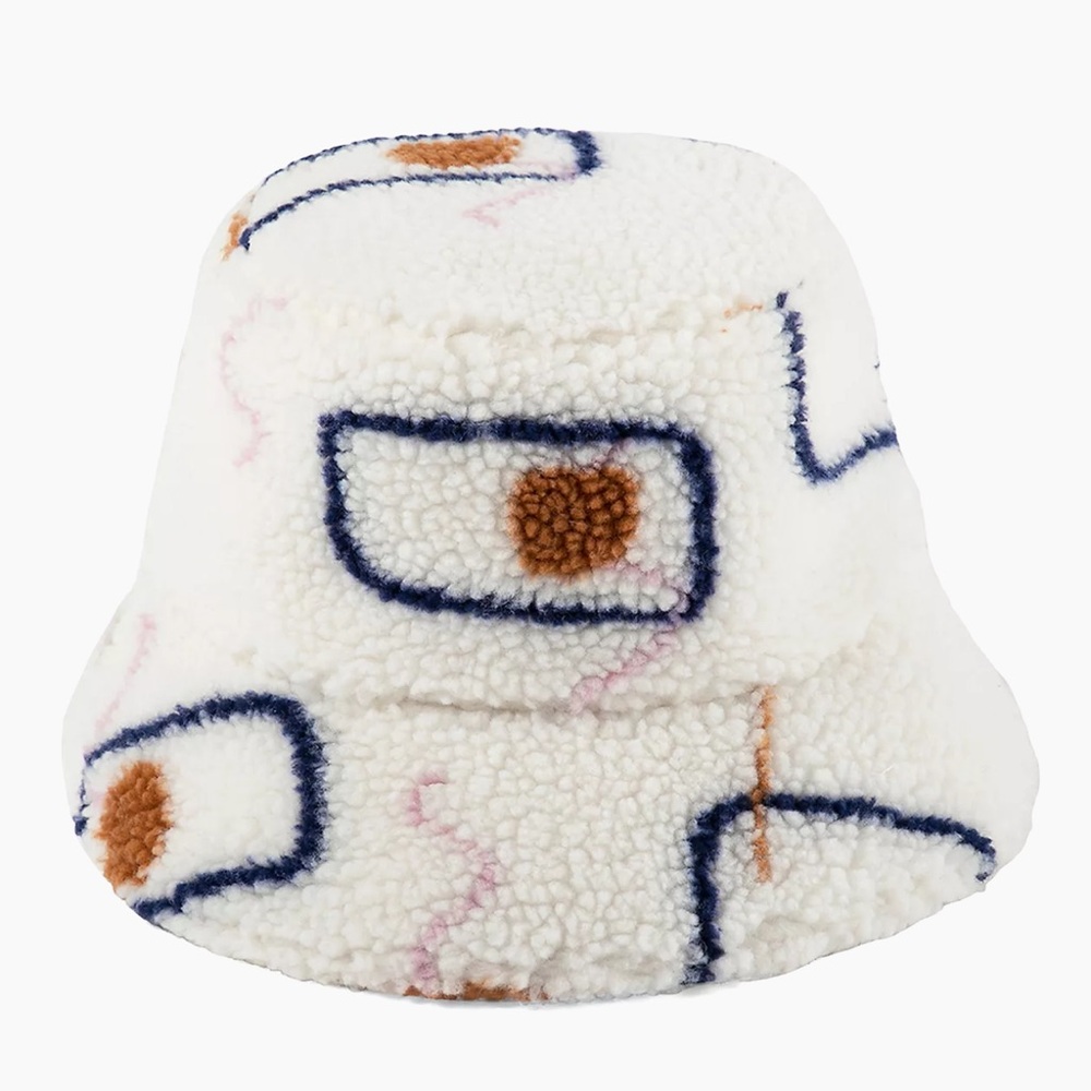 NWOT Lack of Color Hat Teddy Faux Fur Bucket Hat women winter warm size M/L